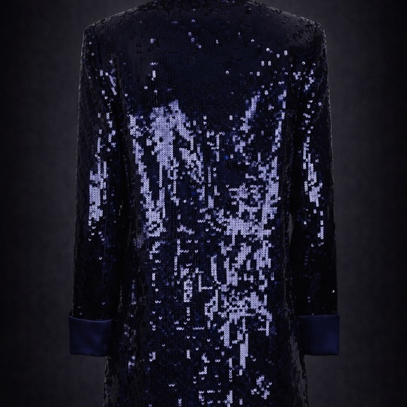 Function & Fringe Edit | Alice + Olivia Sequin Blazer Oversized - Picture 7 of 7